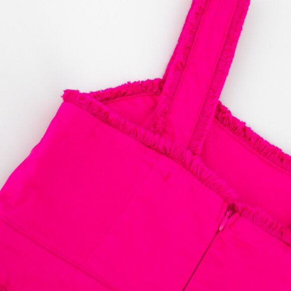 Hot Pink Fringe Jumpsuit - Girl's 10 | Habitual Girl - Picture 4 of 4